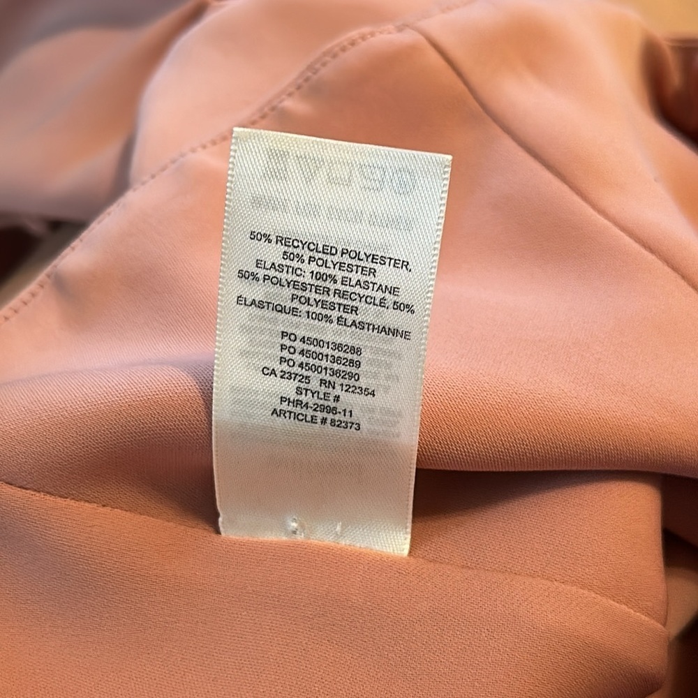 Wilfred Mauve Sweetheart Neckline Short Puff Sleeve Crop Top Blouse A5 - Picture 4 of 4